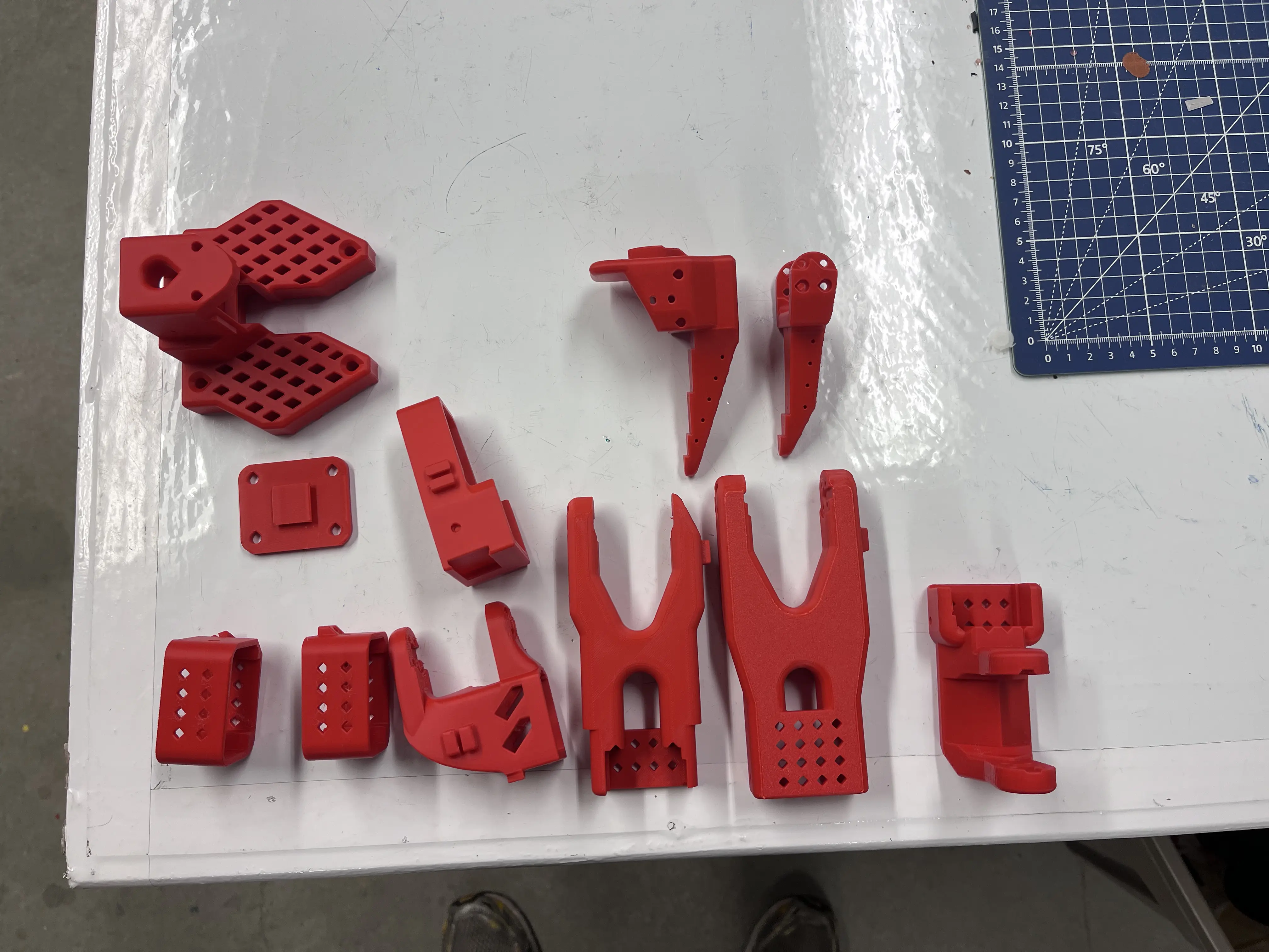 Printed 3D parts