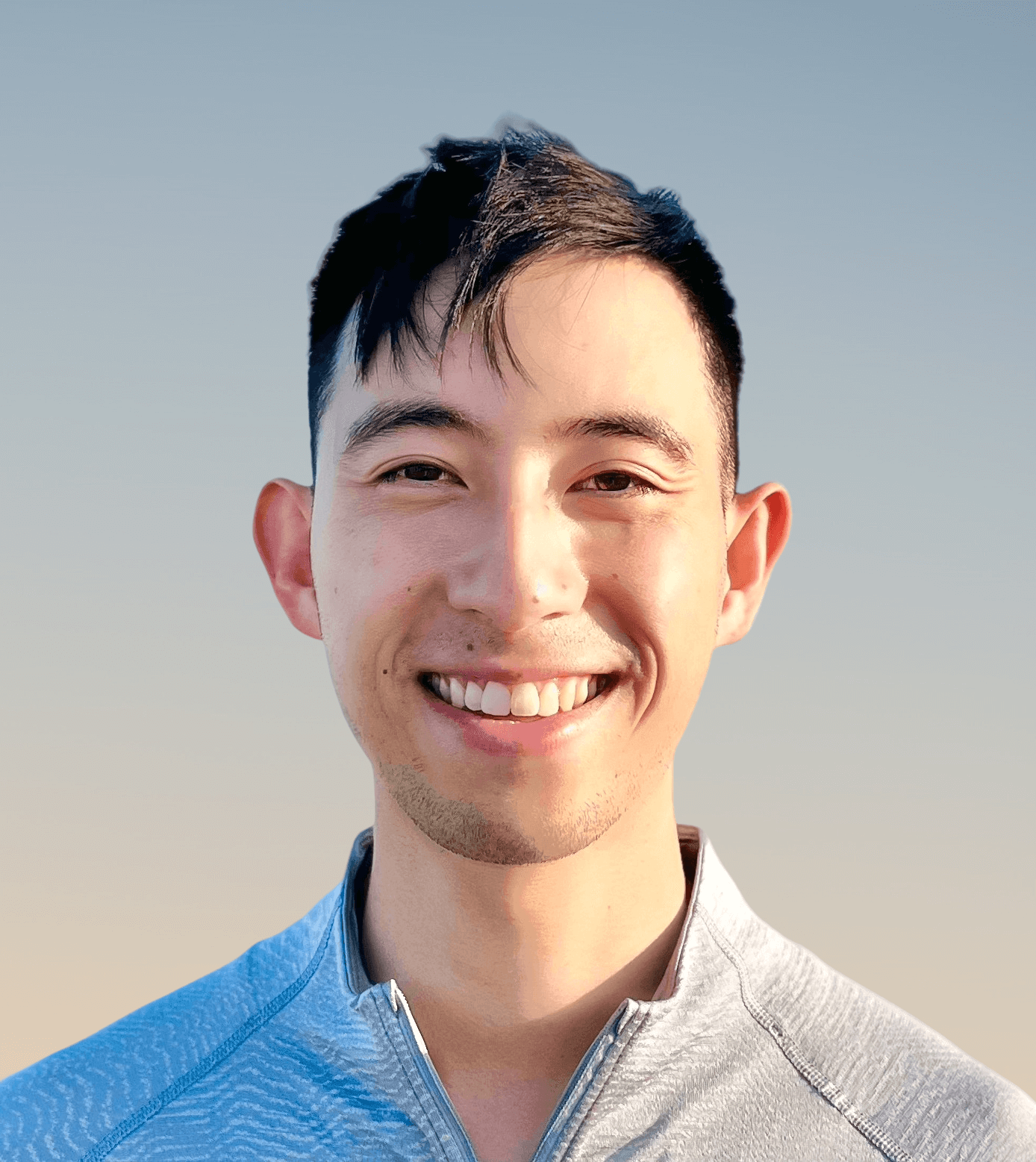 A picture of Eric looking all smiley and happy.
